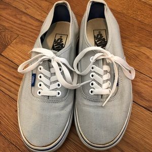VANS AUTHENTIC Canvas Sneaker. Women’s Sz 8. Grey